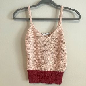 💜2/$15 Mango Blush Pink Crop Top